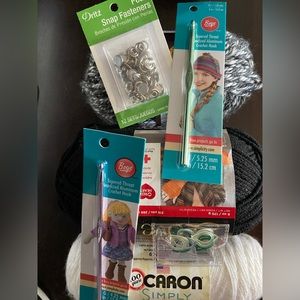 Crochet supplies